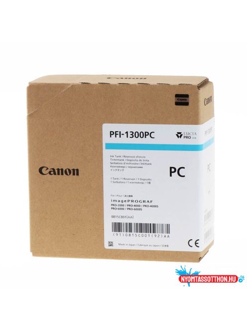 Canon PFI1300 Photo Cyan tintapatron (Eredeti)