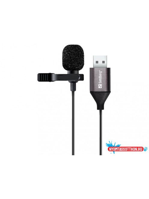 Sandberg Streamer USB Clip Microphone