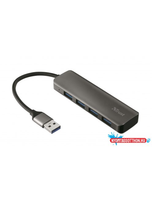 Trust Halyx 4 Port USB 3.2 Gen1 Hub    szürke