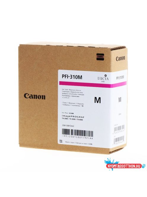 Canon PFI-310 tintapatron Magenta 330ml (Eredeti)