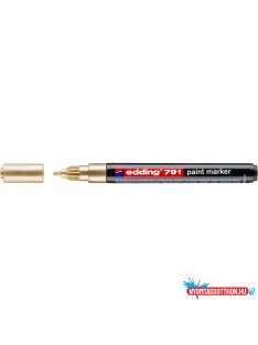 Lakkmarker 1-2mm, kerek Edding 791 arany