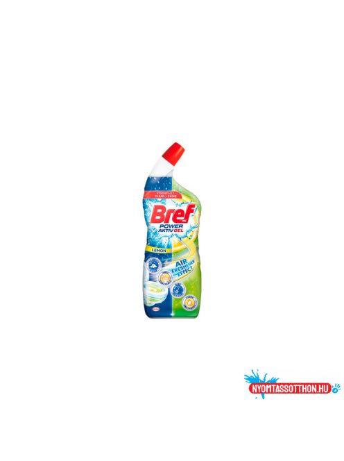 Wc tisztító gél 700 ml Bref Power Active Lemon