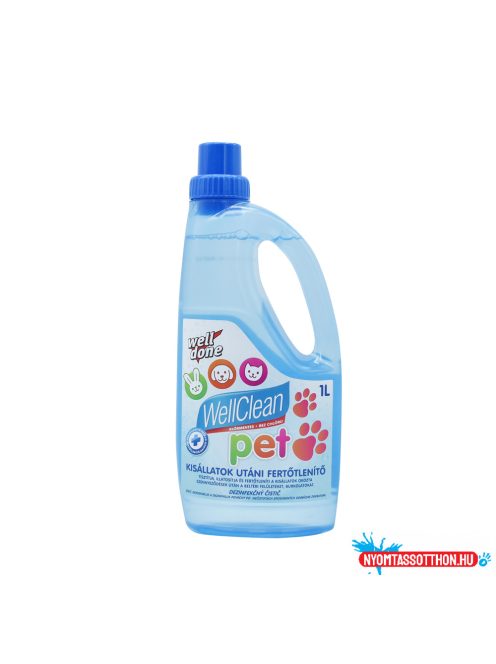 Padlótisztító kisállatok utáni 1000 ml Well Clean PET