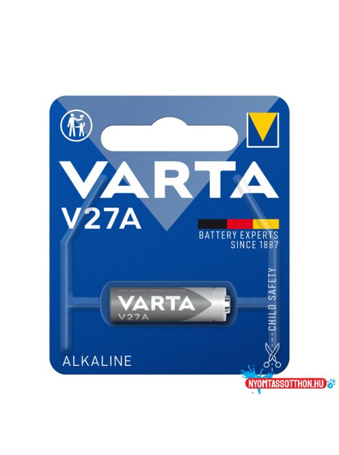 VARTA Riasztó Elem Alkáli LR27, MN27, A27, V27A B1