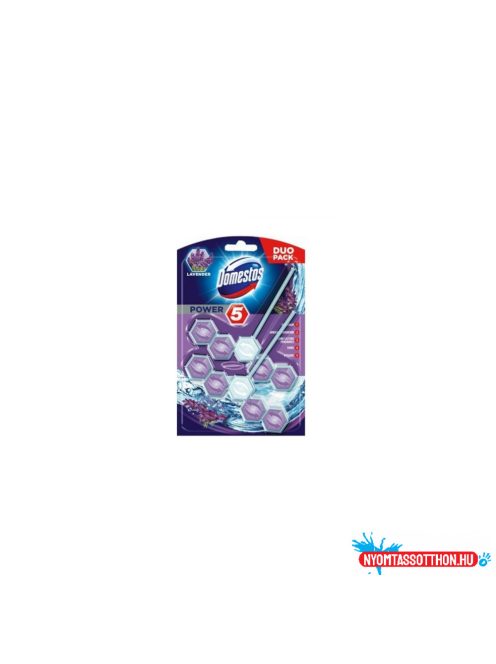 WC illatosító 2 x 55 g  Power5 Domestos Lavender