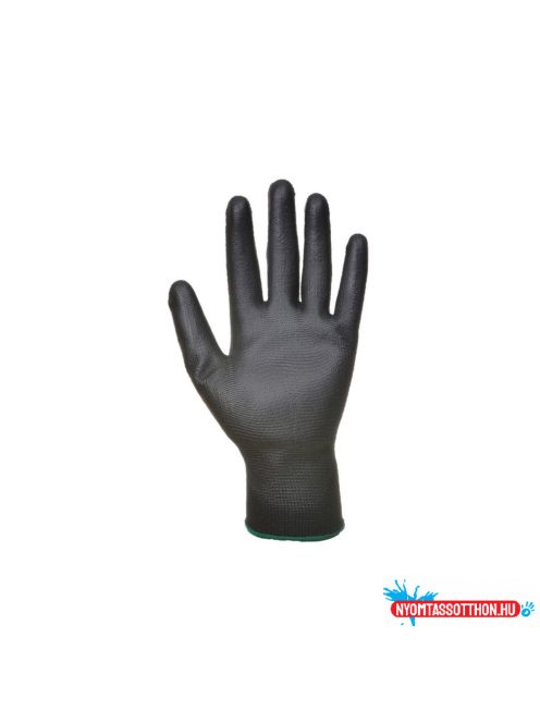 Védõkesztyû PU tenyérmártással nylon méret 2XL A120 Portwest fekete