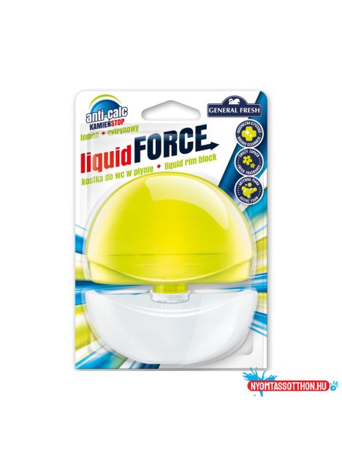 WC illatosító gél 55 ml + kosár Liquid Force Citrom