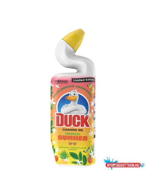 WC tisztító gél 750 ml Duck Tropical Summer