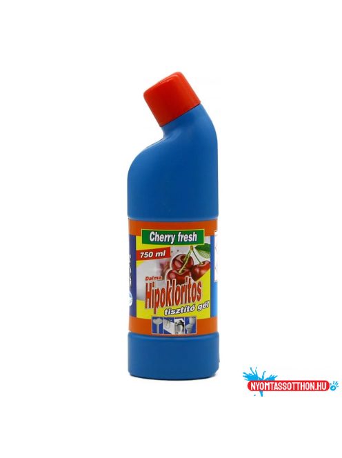 Tisztító gél 750 ml hipokloritos Dalma Cherry Fresh