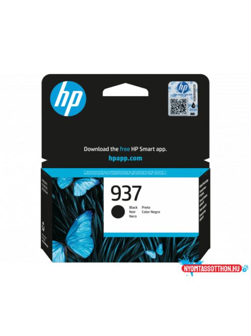 HP 4S6W5NE Tintapatron Black 1.450 oldal kapacitás No.937