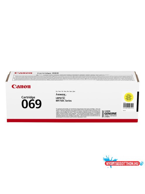 Canon CRG069 Toner Yellow 1.900 oldal kapacitás