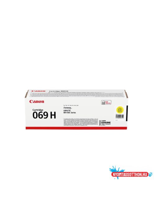 Canon CRG069H Toner Yellow 5.500 oldal kapacitás