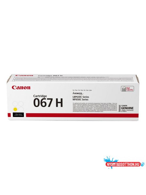 Canon CRG067H Toner Yellow 2.350 oldal kapacitás