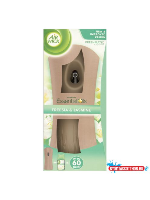 Légfrissítő készülék utántöltővel 250 ml AirWick Freshmatic Frézia&Jázmin