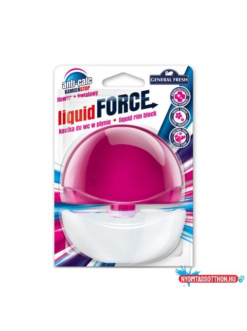 WC illatosító gél 55 ml + kosár Liquid Force Virág