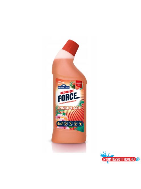 WC tisztító gél 1 liter Action Gel Force Barack