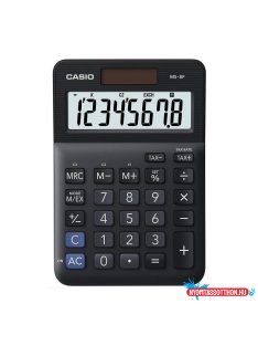   Számológép asztali 8 digit nagy, döntött kijelző Casio MS 8 F fekete