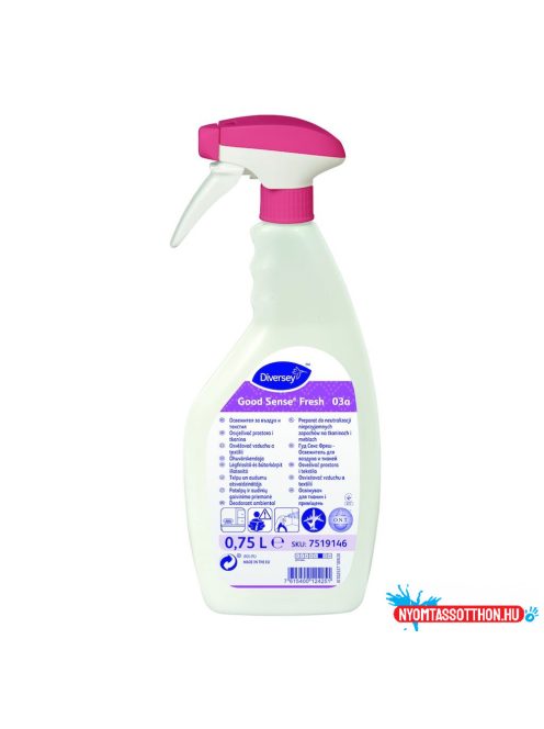 Légfrissítő és textil illatosító szórófejes 750 ml Good Sense Fresh