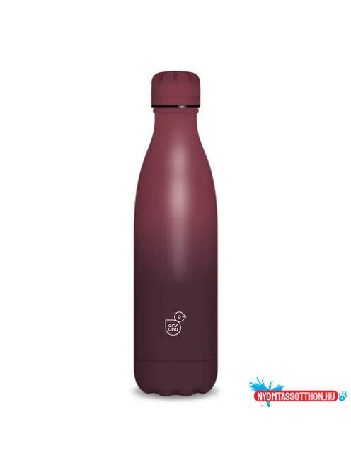 Ars Una duplafalú fémkulacs-500 ml - Brown-terracotta