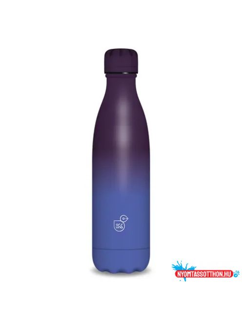 Ars Una duplafalú fémkulacs-500 ml - Blue-purple