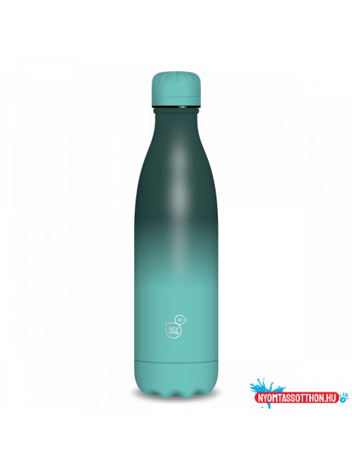 Ars Una duplafalú fémkulacs-500 ml - Light green-Dark green