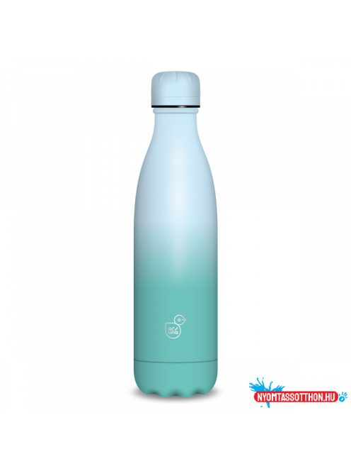 Ars Una duplafalú fémkulacs-500 ml - Turquoise-Light blue