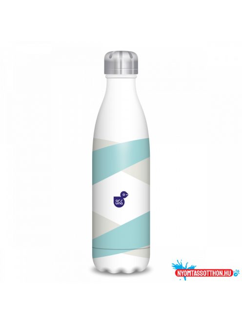 Ars Una duplafalú fémkulacs-500 ml - Striped