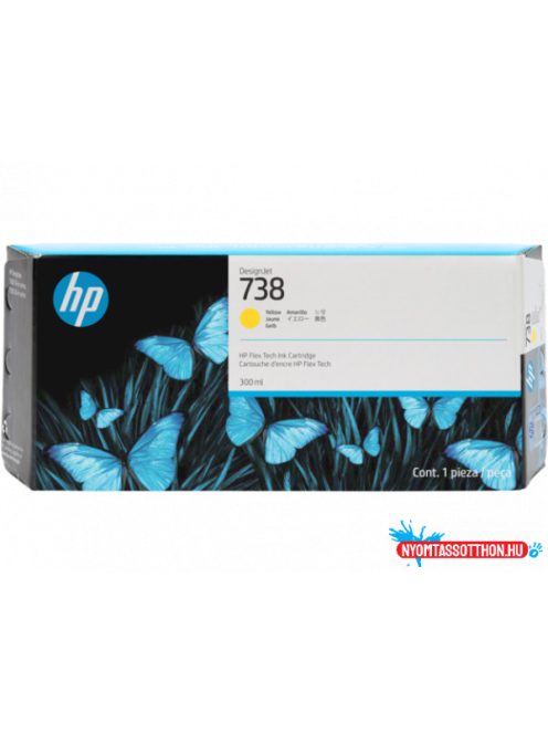 HP 676M8A Patron Yellow 300ml No.738 /o/