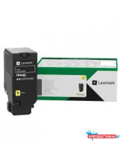 Lexmark CS/CX730 Toner Yellow 10.500 oldal kapacitás