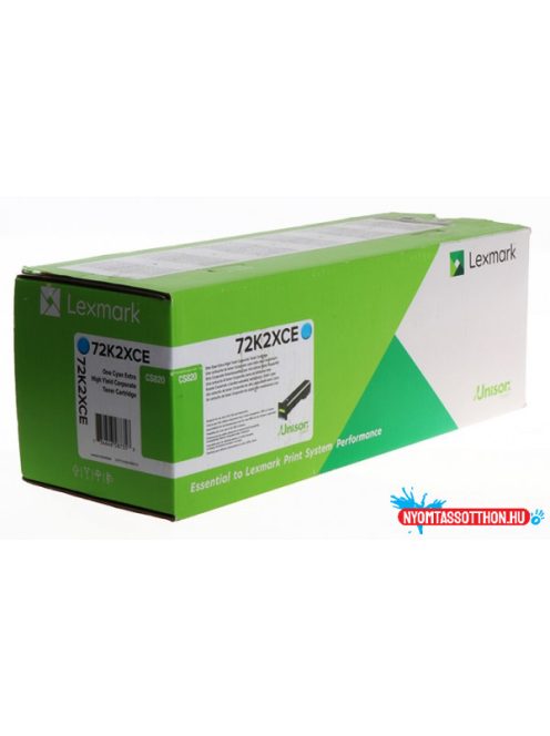 Lexmark CS820 toner Cyan 22.000 oldal