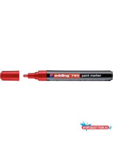 Lakkmarker 2-3mm, kerek Edding 790 piros