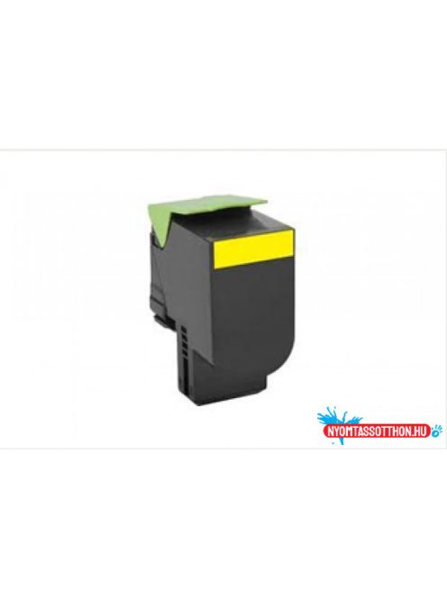 Utángyártott Lexmark CX310 toner Yellow 2.000 oldal kapacitás 802SC