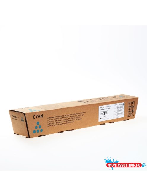 Ricoh SPC840 Toner Cyan (Eredeti) Type SPC840E