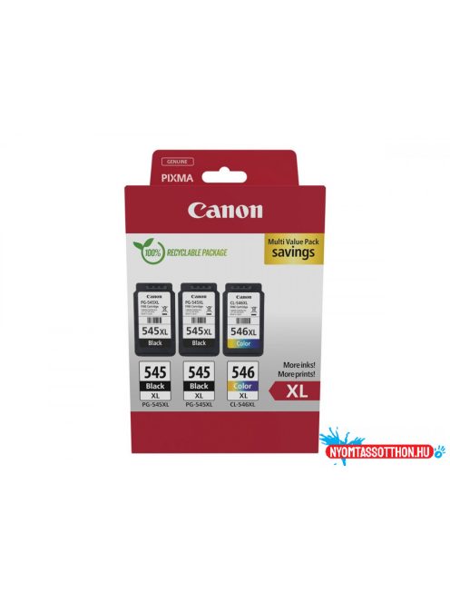 Canon PG-545XLx2 (2x15 ml) + CL-546XL (1x13 ml) Multipack