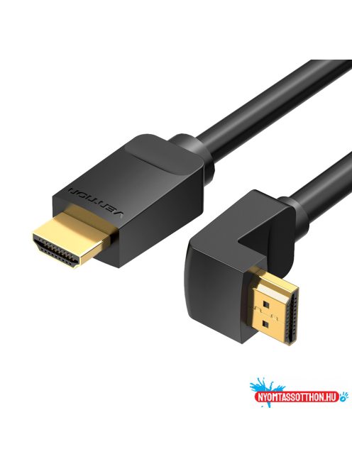 Vention HDMI, (270 Fokos, jobbra), 1,5m, kábel