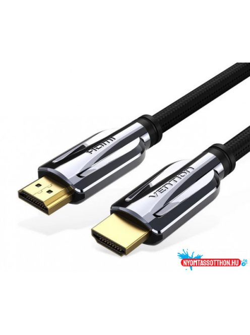 Vention HDMI (8K, szövet, fekete), 1m, kábel