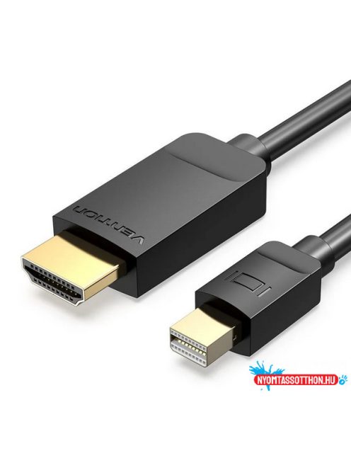 Vention HDMI/M -> HDMI/F (8K,hosszabbító, fekete), 1,5m, kábel