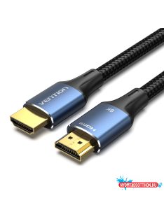 Vention HDMI/M -> HDMI/M (8K, alu, kék), 1,5m, kábel