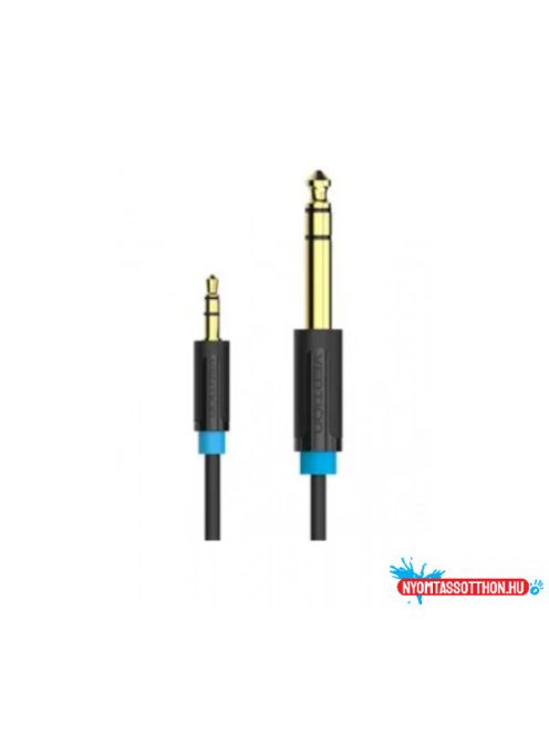 VENTION 6.5mm M to 3.5mm M Audio kábel  1M Black