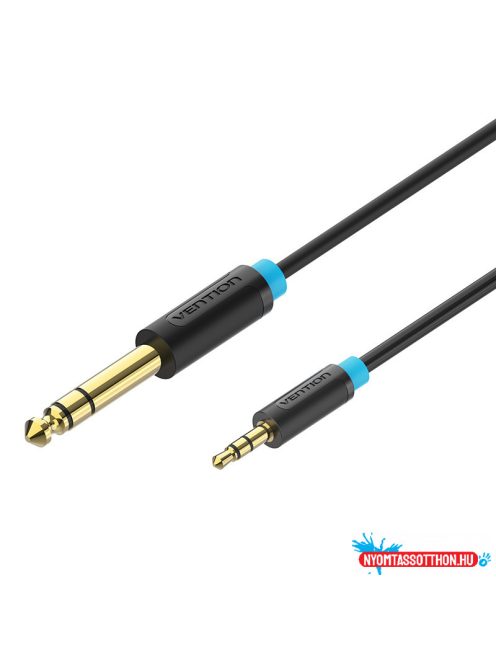 VENTION 6.5mm M to 3.5mm M Audio kábel  2M Black