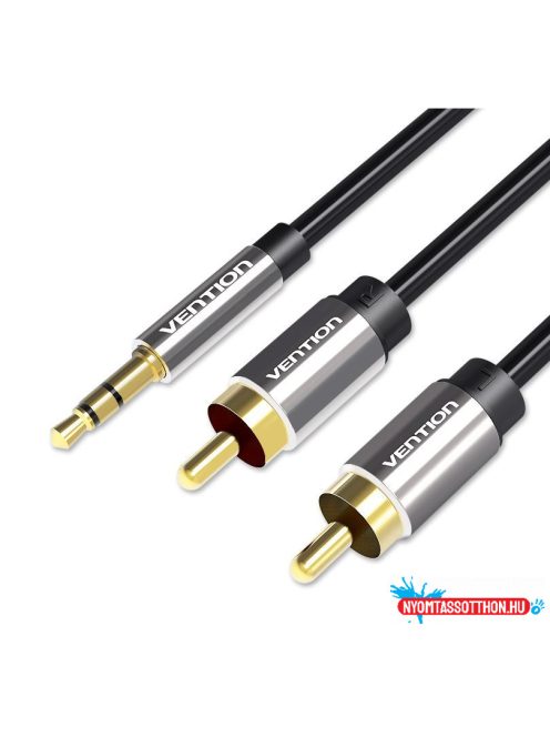 VENTION 3.5mm M to 2RCA M Audio kábel  1M