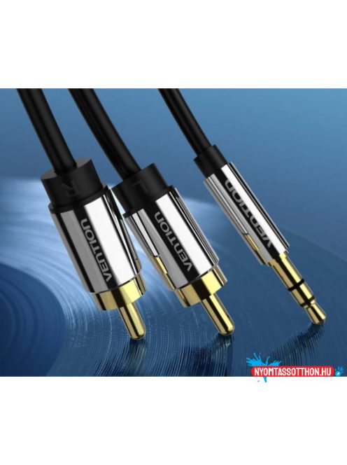 VENTION 3.5mm M to 2RCA M Audio kábel  5M