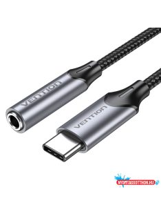 VENTION USB-C M to 3.5MM Fülh. Jack Adapter 0.1M Gray