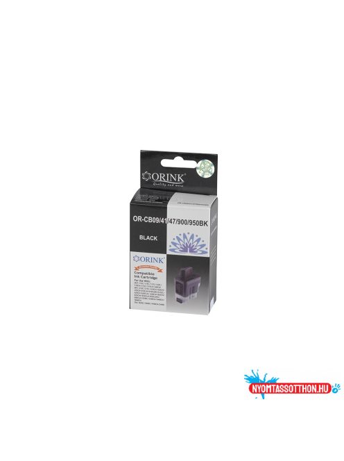 Brother CB09/CB41/CB47/LC900/LC950 tintapatron black ORINK