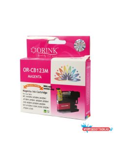 Brother LC123 tintapatron magenta ORINK