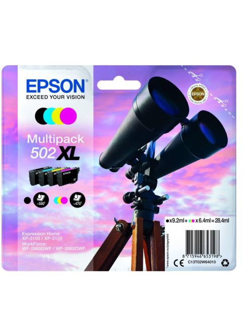 Epson T02W6 cartridge Multipack 502XL (Original)