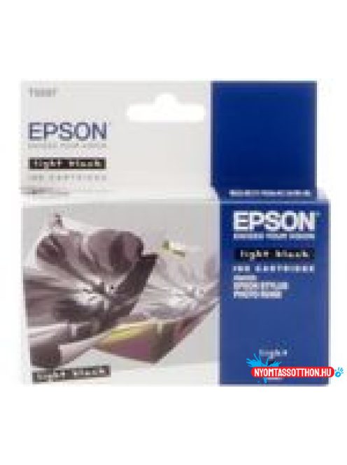 Epson T0597 Patron Light Black 13ml (Eredeti)