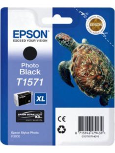   Epson T1571 Cartridge Black 26ml Stylus Photo R3000 (Original)