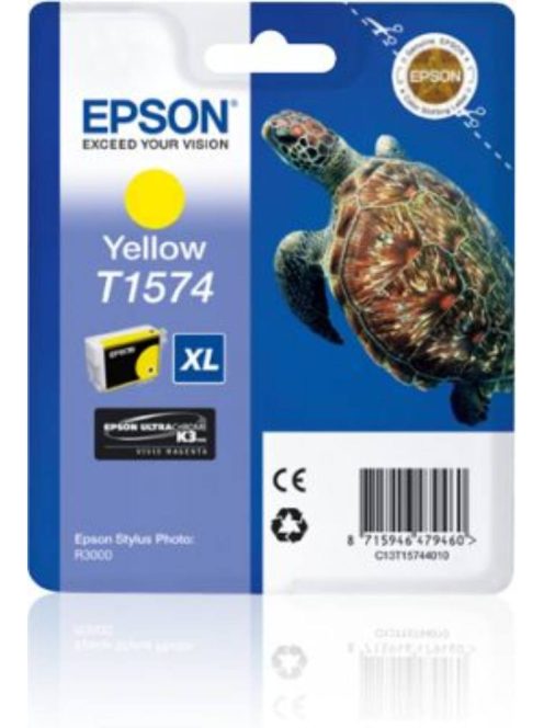 Epson T1574 cartridge Yellow 26ml (Original)