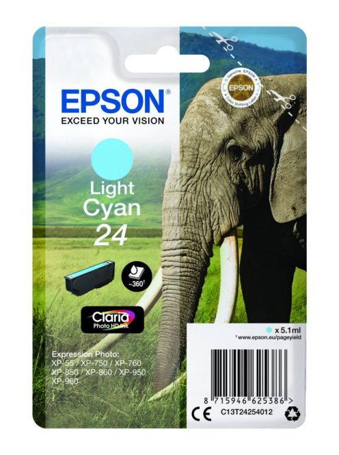 Epson T2425 Cartridge Light Cyan 5.1ml 24 (Original)